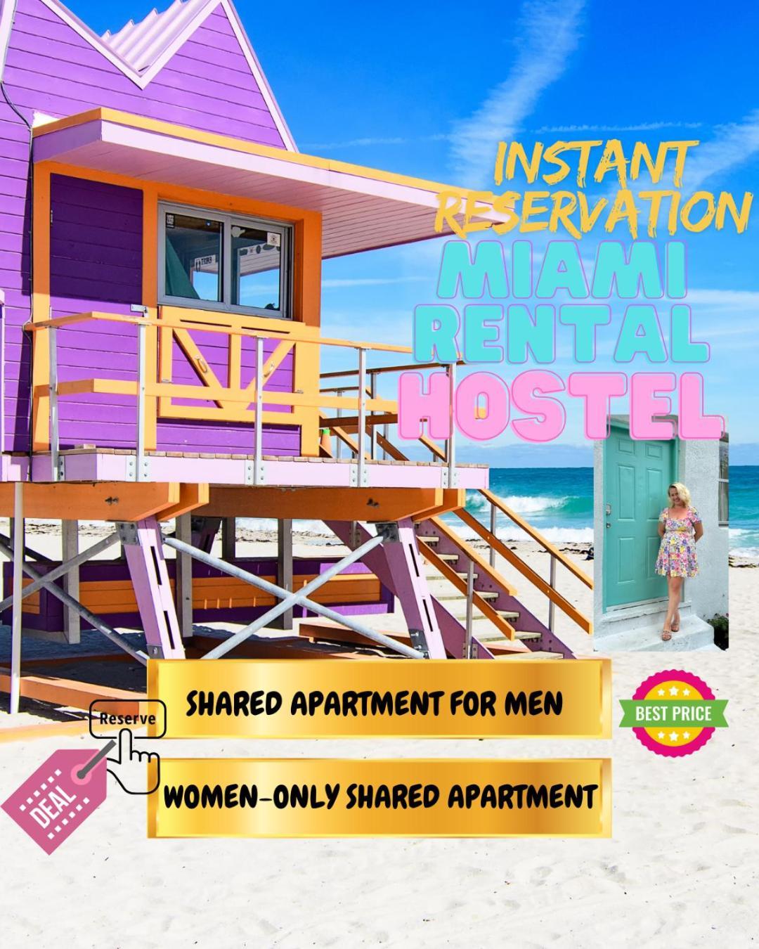 103 Miami Shared Rooms For Men Central Comfortable, Affordable Luaran gambar